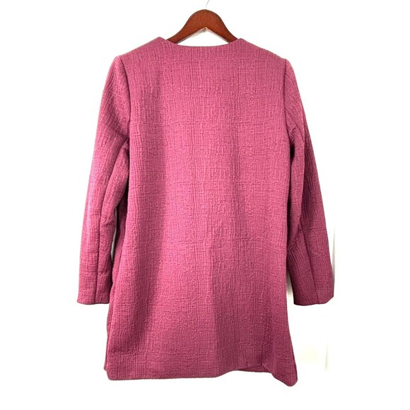 Carolina Belle Montreal Open Front Jacket Cardigan Maroon Sz M 1124H - Picture 5 of 12